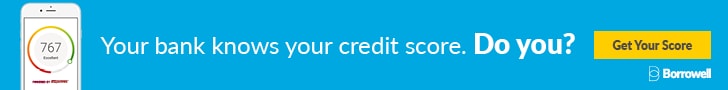 Borrowell Credit Score Banners